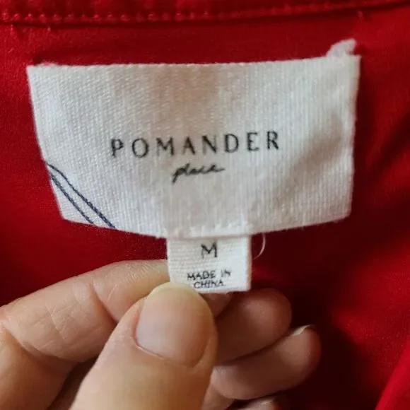 Pomander Place By Tuckernuck KENZO Vibrant Red Long Sleeve Dress